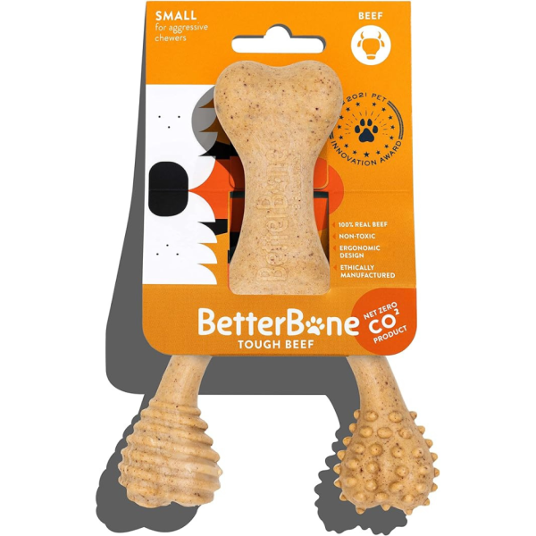 BetterBone Hard Density All-Natural Dog Toy Beef For Discount