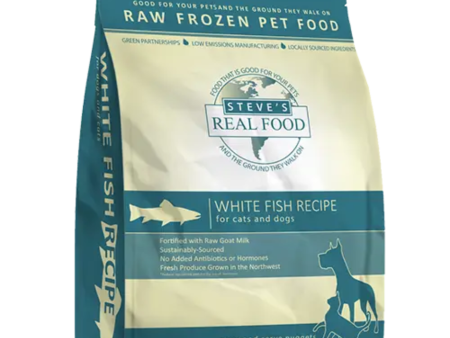 Steve s Real Food Frozen Raw Dog and Cat Food Whitefish Sale