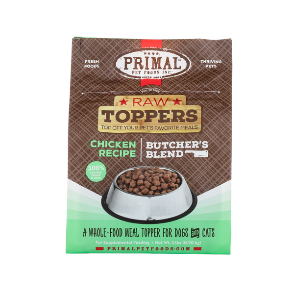 Primal Frozen Topper Butcher s Blend Chicken, 2 lb Discount