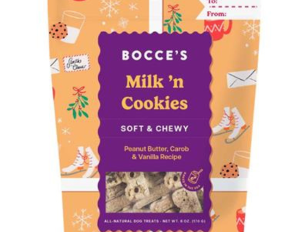 Bocce s Milk  n Cookies Soft & Chewy Dog Treats 6 oz Hot on Sale