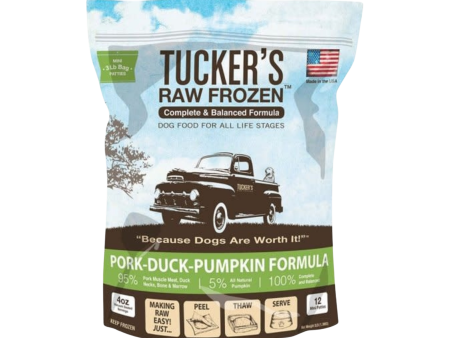 Tucker s® Raw Frozen Pork, Duck & Pumpkin Formula Food for Dogs Fashion