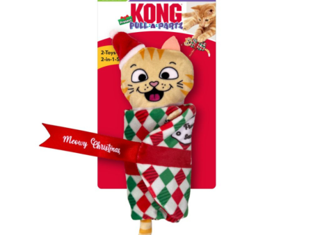 KONG Cat Holiday Pull-A-Partz™ Present Online now