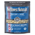 Northwest Naturals Raw Frozen Beef & Trout Nuggets Dog Food on Sale