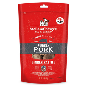 Stella & Chewy s Purely Pork Dinner Patties Freeze-Dried Dog Food Discount