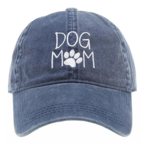 Fashion City Dog Mom Embroidered Cotton Baseball Cap Assorted Colors Sale