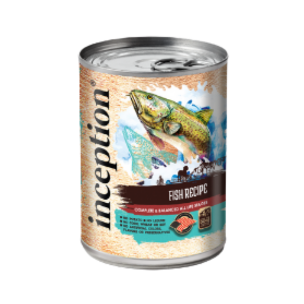 Inception Fish Recipe Canned Dog Food 13oz Online Sale