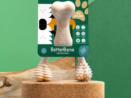 BetterBone Medium Density All-Natural Dog Toy Classic-Hypoallergenic Fashion