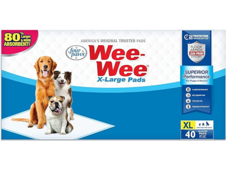 Four Paws Wee-Wee Pet Training and Puppy Pads, 28  x 34  Cheap