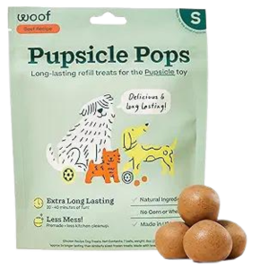 Woof Pet Beef Peanut Butter Pupsicle Pops Dog Treat Sale