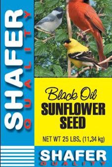 Shafer Seed Company - Sunflower Seed 100% Oil Bci Gen 25lb Supply