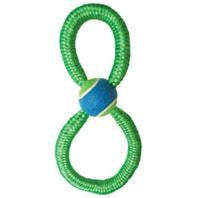 Ethical Dog - Monster Bungee Figure 8  W tennis Ball Tug Dog Toy Cheap