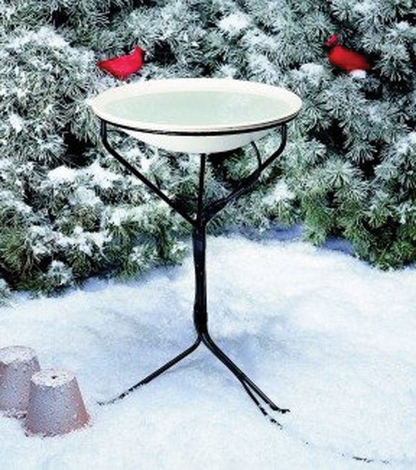 Allied Precision Inc    P - Heated Bird Bath With Stand Fashion