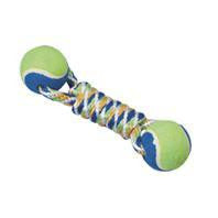 Ethical Dog - Rainbow Twister 2-ball Big Dumbbell Dog Toy Fashion