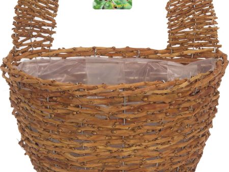 World Source Partners - Rustic Rattan Half Hive Wall Basket Supply