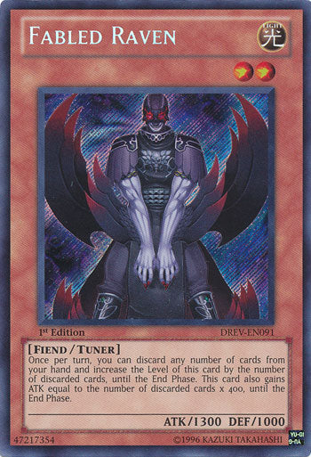 Fabled Raven [DREV-EN091] Secret Rare on Sale