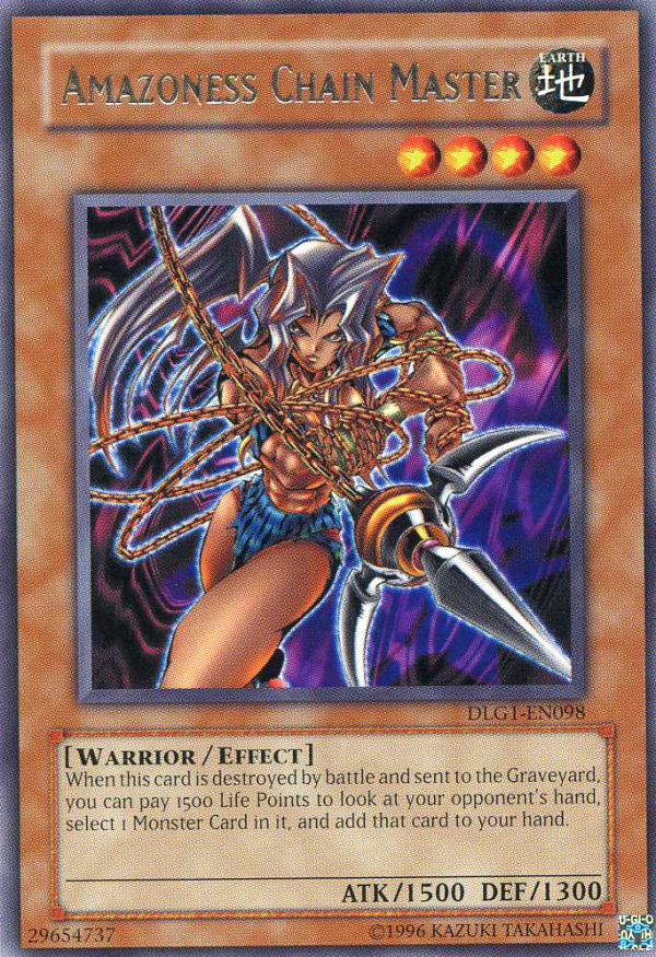 Amazoness Chain Master [DLG1-EN098] Rare on Sale