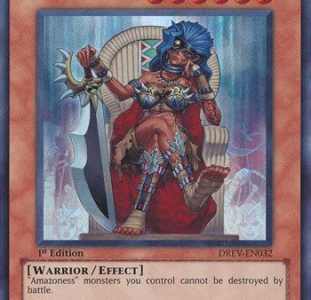 Amazoness Queen [DREV-EN032] Super Rare For Discount