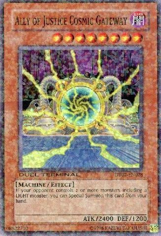 Ally of Justice Cosmic Gateway [DT02-EN028] Super Rare For Cheap