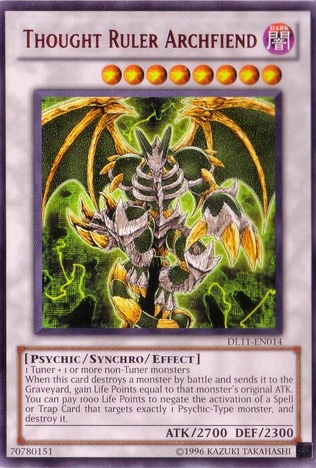 Thought Ruler Archfiend (Red) [DL11-EN014] Rare For Discount