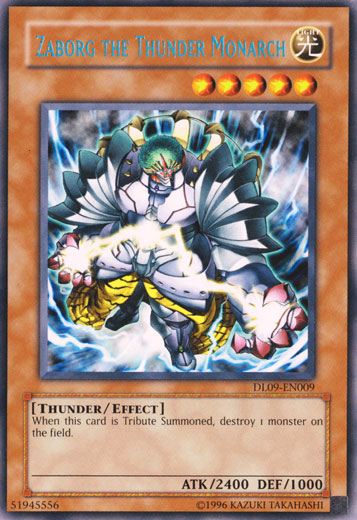 Zaborg the Thunder Monarch (Blue) [DL09-EN009] Rare Hot on Sale