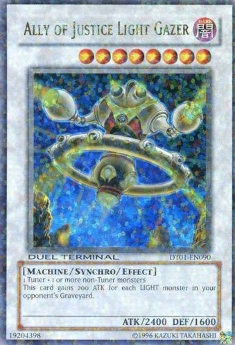 Ally of Justice Light Gazer [DT01-EN090] Ultra Rare For Sale