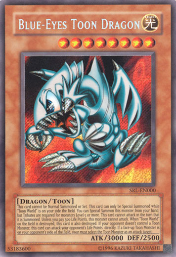 Blue-Eyes Toon Dragon [SRL-EN000] Secret Rare Online Hot Sale