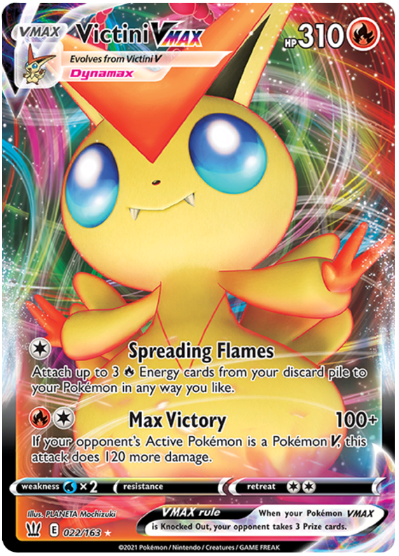 Victini VMAX (022 163) [Sword & Shield: Battle Styles] Online Hot Sale