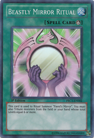 Beastly Mirror Ritual [PRC1-EN002] Super Rare Cheap