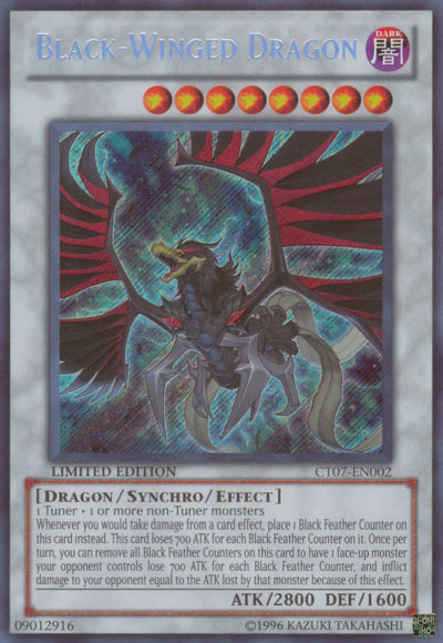 Black-Winged Dragon [CT07-EN002] Secret Rare Cheap