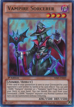 Vampire Sorcerer [SHSP-EN029] Ultra Rare Fashion