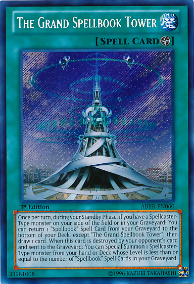 The Grand Spellbook Tower [ABYR-EN060] Secret Rare Online Sale