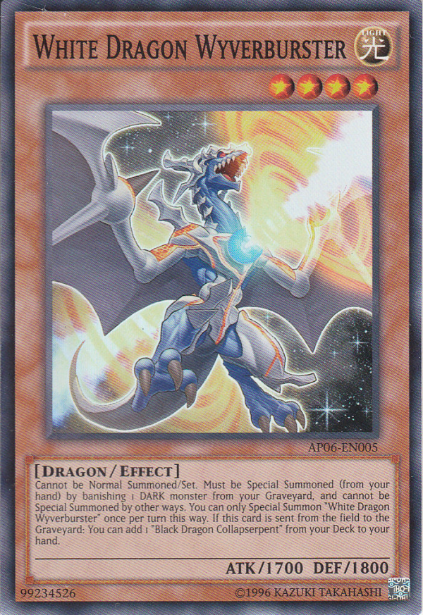 White Dragon Wyverburster [AP06-EN005] Super Rare Hot on Sale