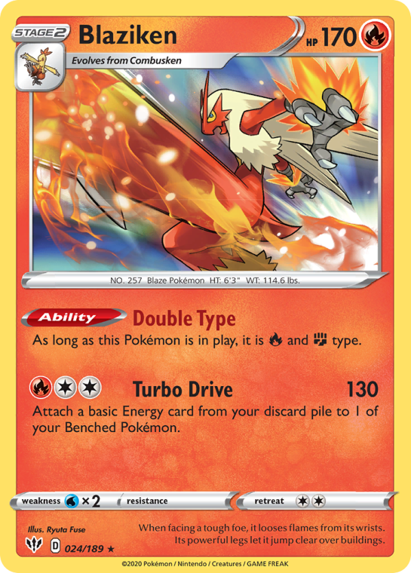 Blaziken (024 189) [Sword & Shield: Darkness Ablaze] Discount