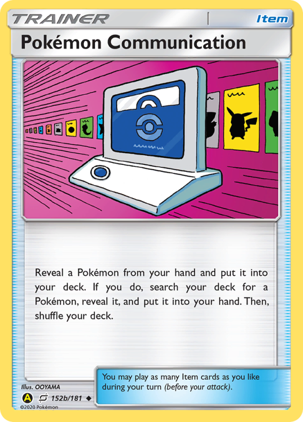 Pokemon Communication (152b 181) [Alternate Art Promos] Online Hot Sale