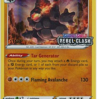 Coalossal (SWSH024) (Staff Prerelease Promo) [Sword & Shield: Black Star Promos] Sale