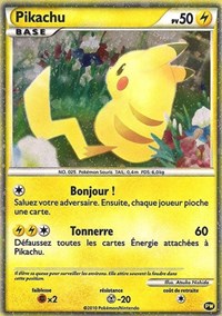 Pikachu (PW7) (French) [Pikachu World Collection Promos] Fashion