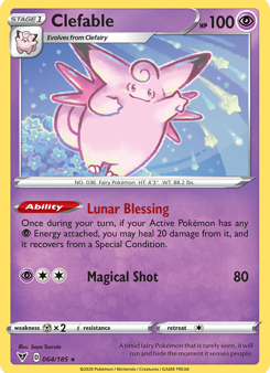 Clefable (064 185) [Sword & Shield: Vivid Voltage] Online Sale