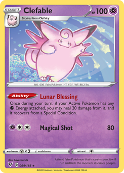 Clefable (064 185) [Sword & Shield: Vivid Voltage] Online Sale