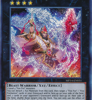 Brotherhood of the Fire Fist - Cardinal [MP14-EN031] Secret Rare Online