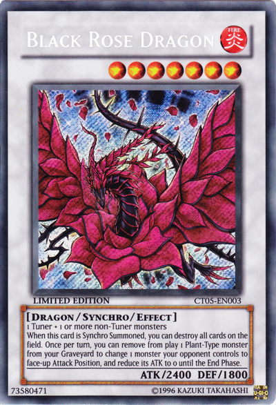 Black Rose Dragon [CT05-EN003] Secret Rare For Sale