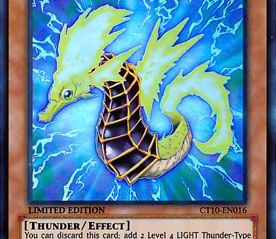 Thunder Sea Horse [CT10-EN016] Super Rare on Sale