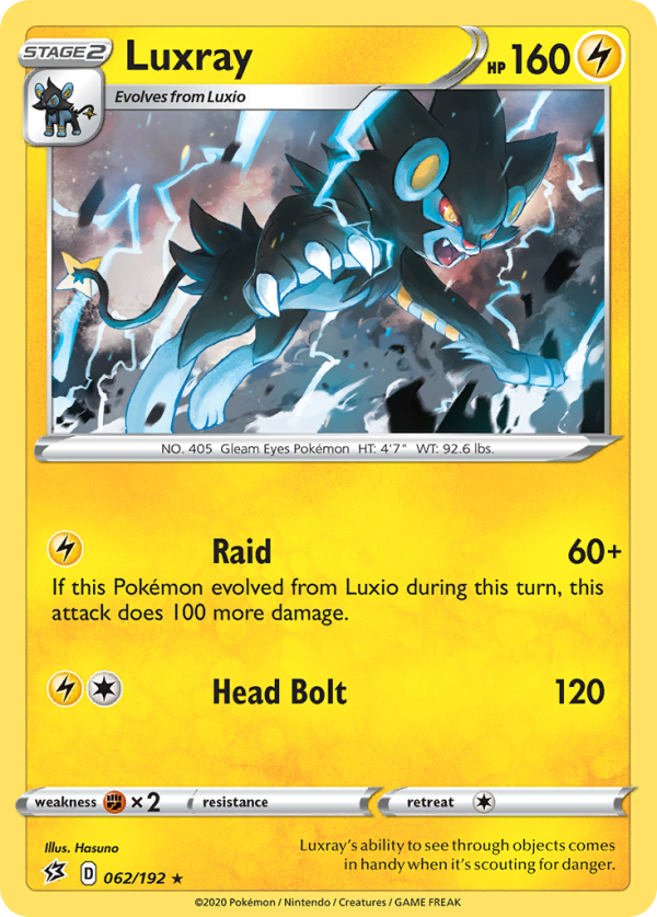 Luxray (062 192) [Sword & Shield: Rebel Clash] For Sale