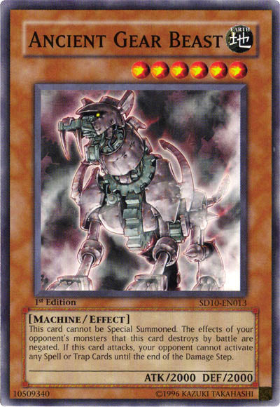 Ancient Gear Beast [SD10-EN013] Common Sale