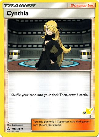 Cynthia (119 156) (Pikachu Stamp #50) [Battle Academy 2020] Hot on Sale