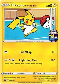 Pikachu on the Ball (001 005) [Miscellaneous Cards] Discount