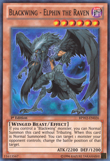 Blackwing - Elphin the Raven [BPW2-EN026] Super Rare Fashion