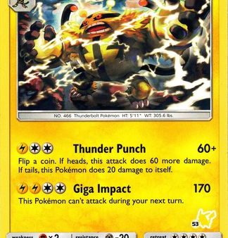 Electivire (43 147) (Pikachu Stamp #53) [Battle Academy 2020] For Sale