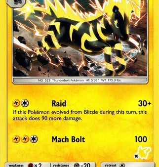 Zebstrika (45 181) (Pikachu Stamp #16) [Battle Academy 2020] Online now