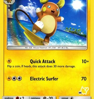 Alolan Raichu (SM65) (Pikachu Stamp #56) [Battle Academy 2020] Fashion