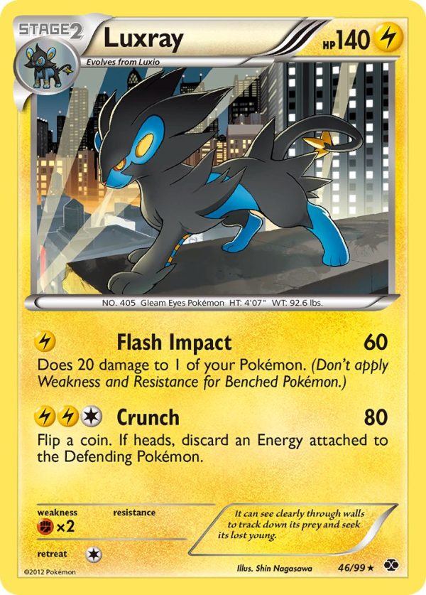 Luxray (46 99) (Cosmos Holo) (Blister Exclusive) [Black & White: Next Destinies] Supply